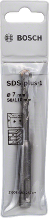 Bosch plus-1 衝擊鑽頭 7 毫米，適用於磚石。